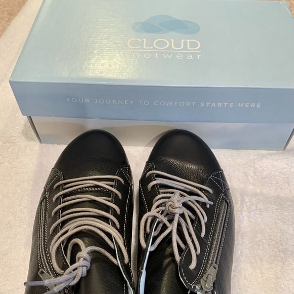 CLOUD Aika Black Brushed Sole Sneaker - Picture 2 of 6